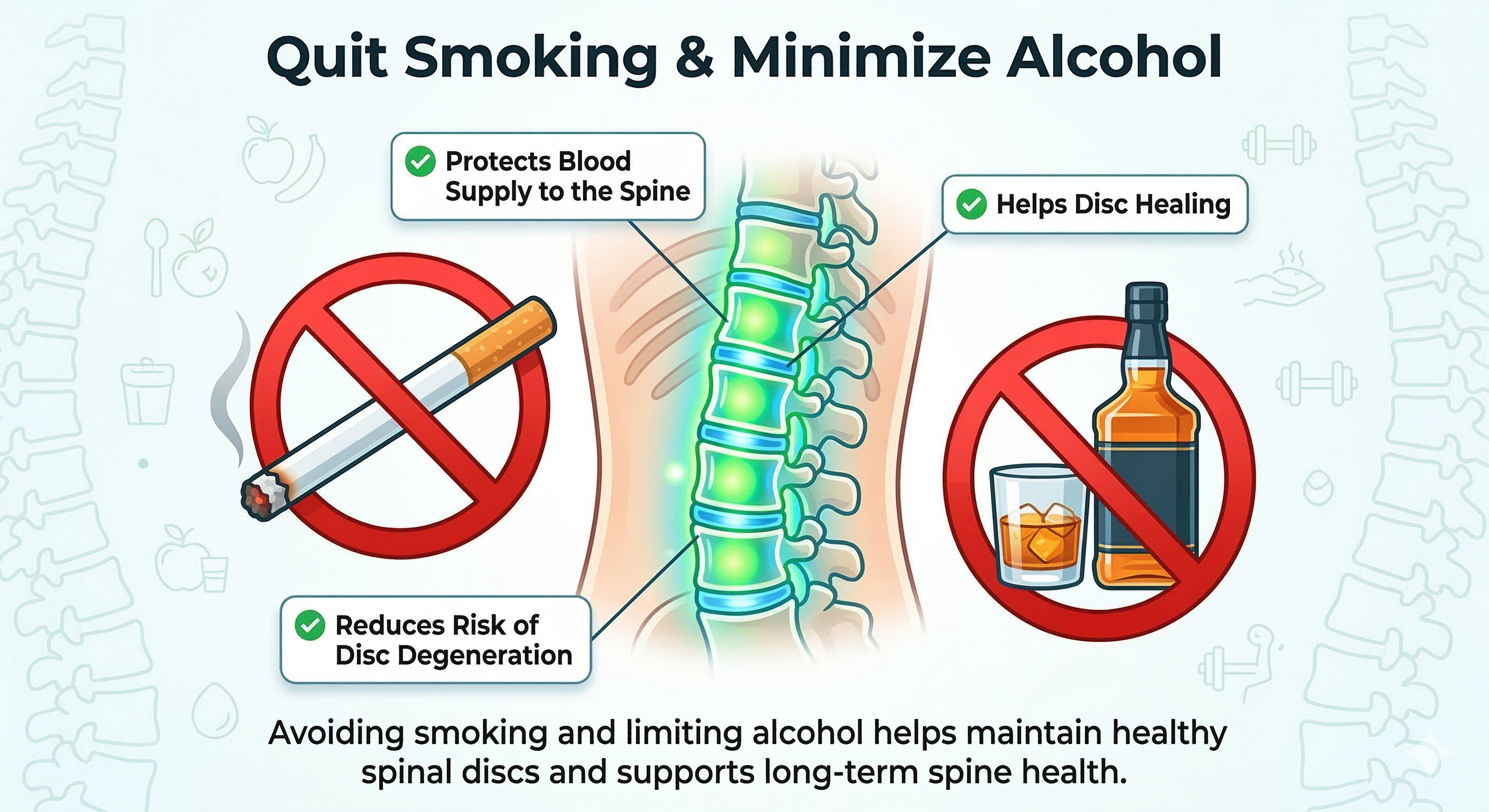 5. Quit Smoking and Minimize Alcohol