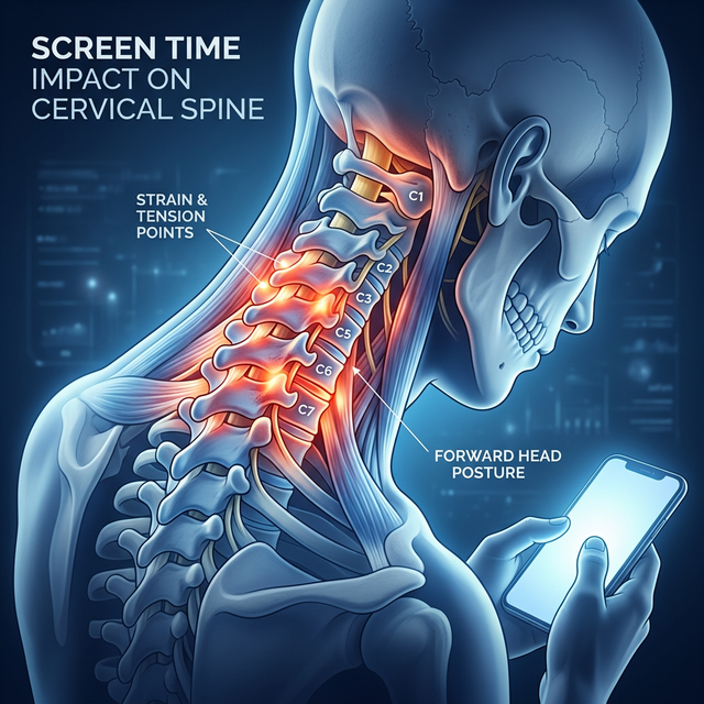 How Screen Time Impacts Your Cervical Spine