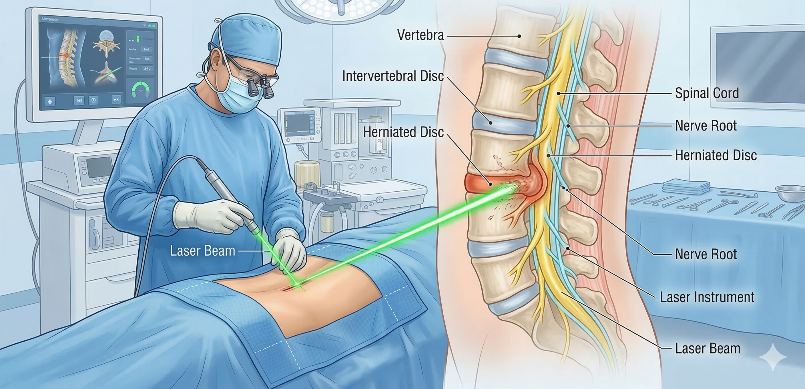Laser Spine Surgery: Is It Safe and Effective?