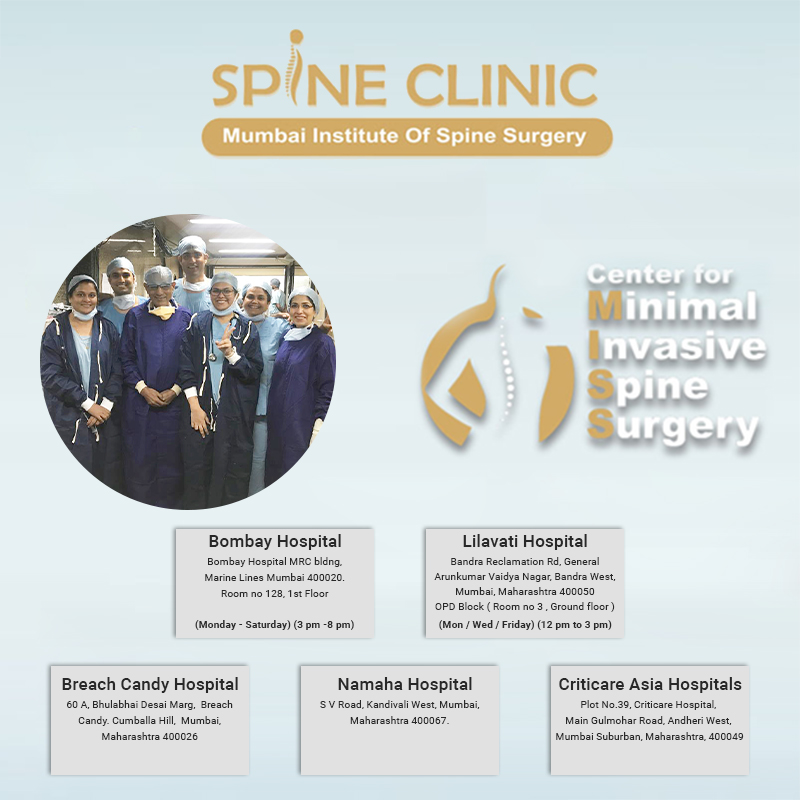 Dr. Vishal Kundnani's Spine Surgeon Mumbai, Spine Clinic Website Banner